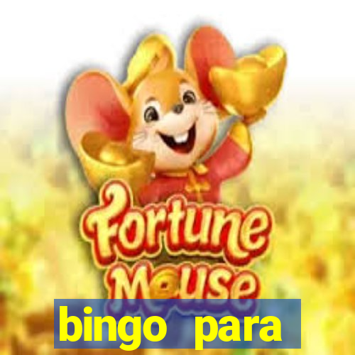 bingo para despedida de solteira para imprimir